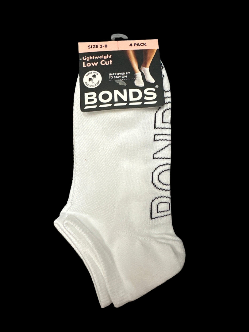 Lightweight Low Cut Socks 4 pack