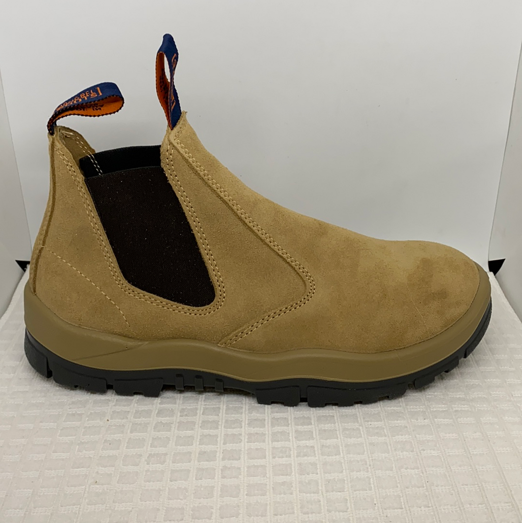 Mongrel Work Boots 916040 Non Safety Elastic Sided Wheat Suede New - Foto 4